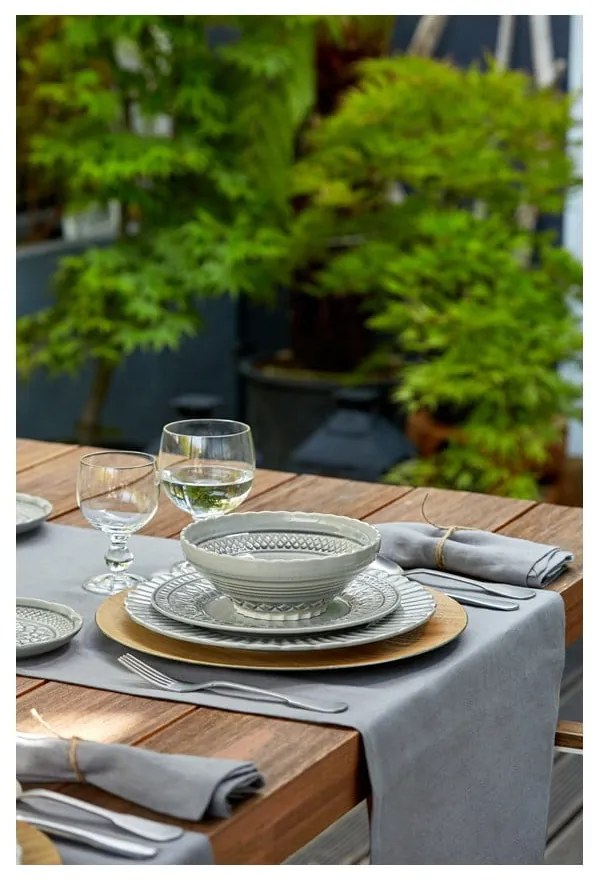 Cristal szürke agyagkerámia tál, ⌀ 18 cm - Costa Nova
