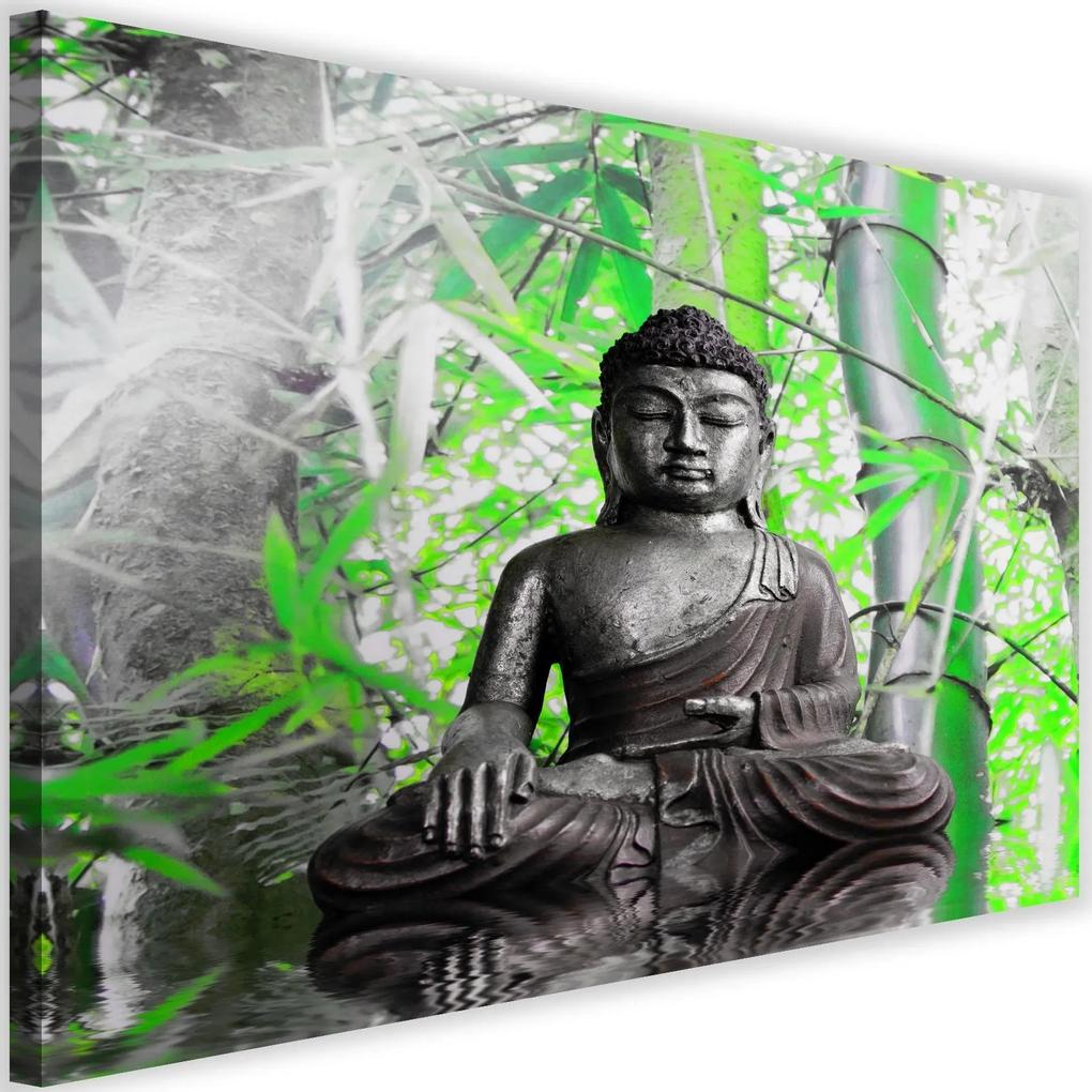 Modern kép 120x80cm &#8211; Buddha And Bamboo 1 