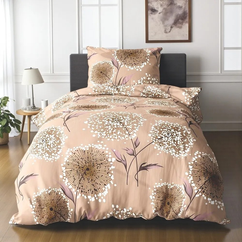 Pamut ágynemű Homa RENA FLEURS 2 részes 140x200 cm