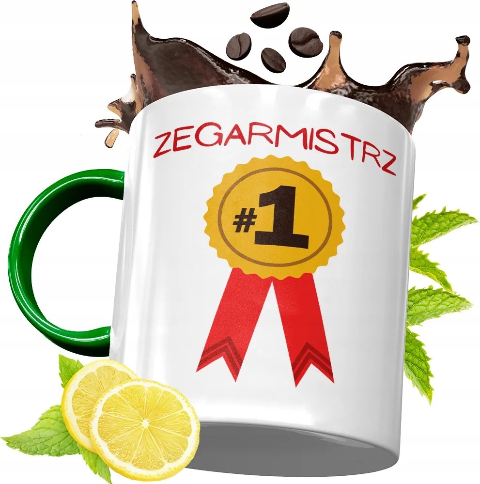 Zöld Bögre Óramesternek Születésnapi Ajándék fényképes nyomtatással