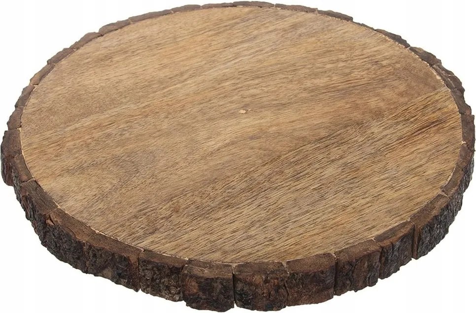 Tálca Fa dekoratív alátét korong fa szelet 30 cm