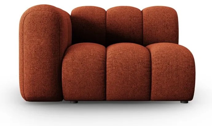 Téglavörös kanapé modul (bal oldali) Lupine – Micadoni Home
