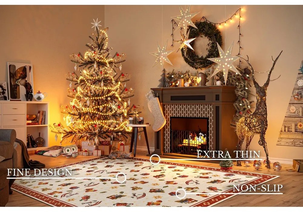 Piros szőnyeg karácsonyi mintával 160x230 cm Red Christmas – Villeroy&amp;Boch