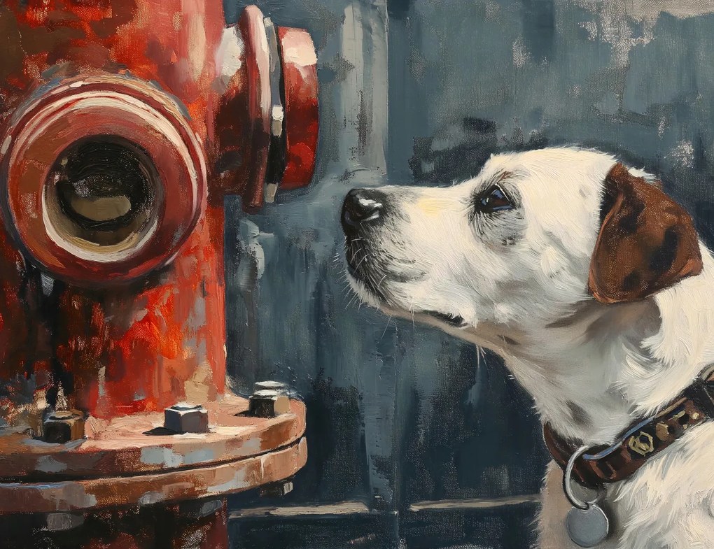 Poszter 65x50cm Barát a tűzcsapnál