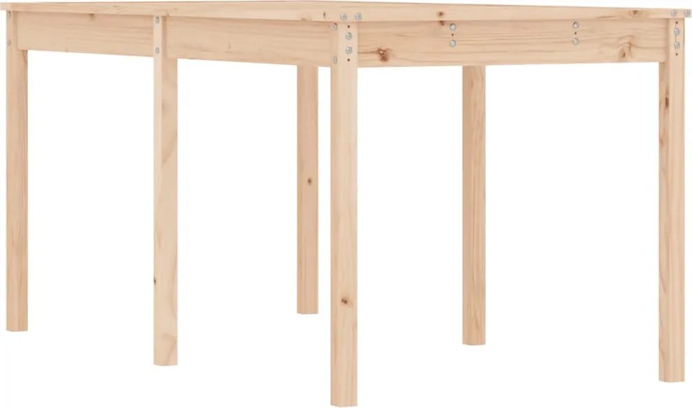 vidaXL tömör fenyőfa kerti asztal 159,5 x 82,5 x 76 cm