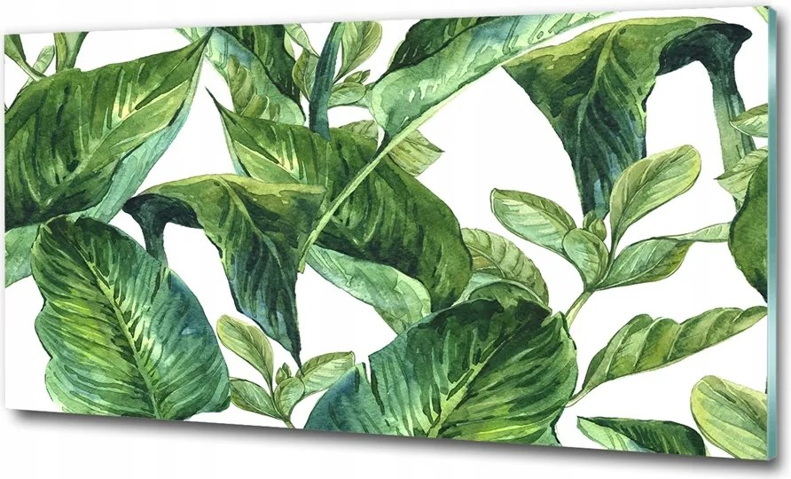 Fotó vászonkép edzett üveg pálmafák 100x70