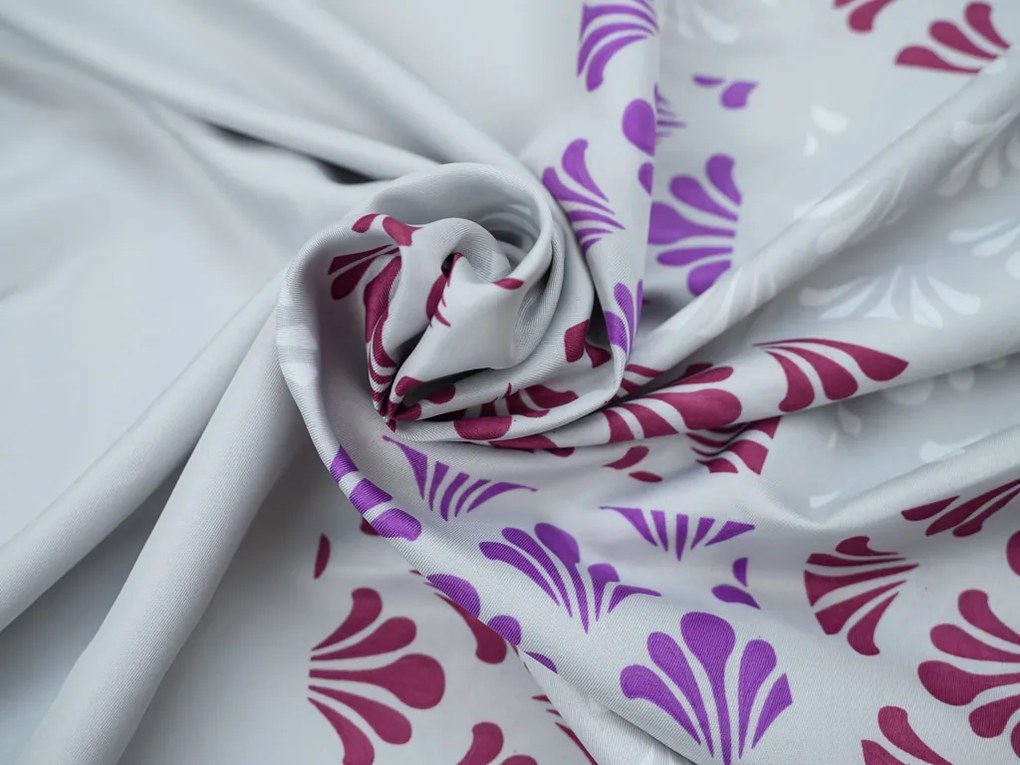 Mikroszatén ágyneműhuzat VELLARI, világosszürke Ágyneműhuzat mérete: 70 x 90 cm | 140 x 200 cm