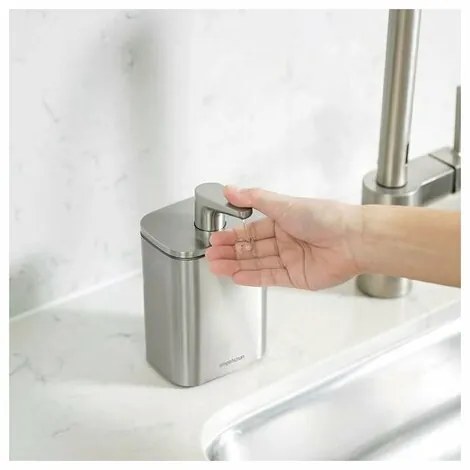 Simplehuman Pulse szappan- és fertőtlenítőszer -adagoló 473 ml, rozsdamentes acél, L