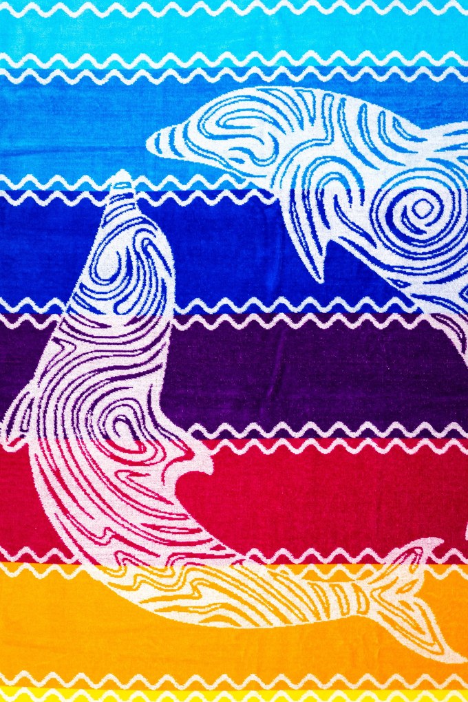 PANTELLERIA Strandtörölköző szivárvány 165x90cm