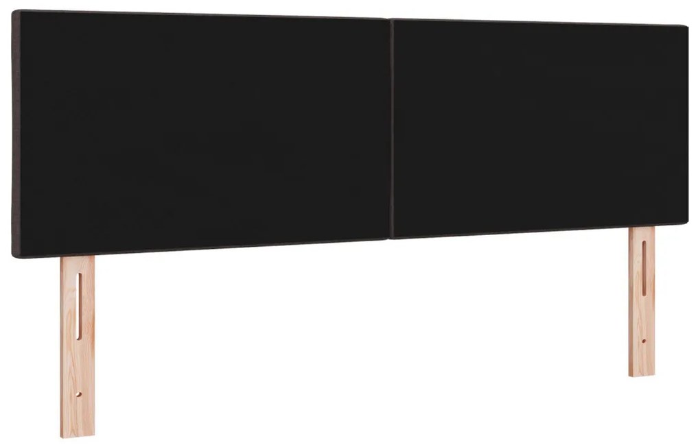 Fejtámla Gyémántblokkokkal Sötétbarna 160 cm Szövet