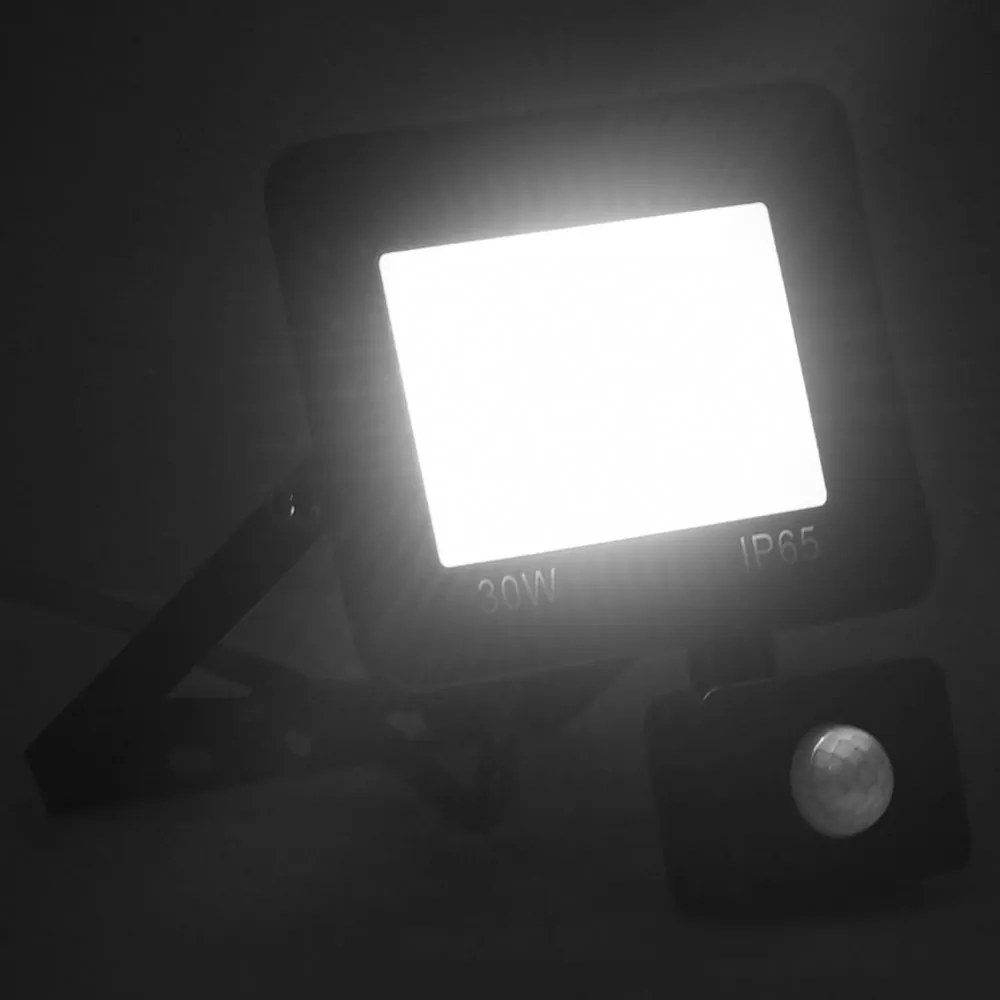 hideg fehér fényű szenzoros LED-reflektor 30 W