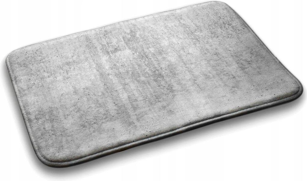 Puha fürdőszobaszőnyeg Szürke fali 90x60 cm