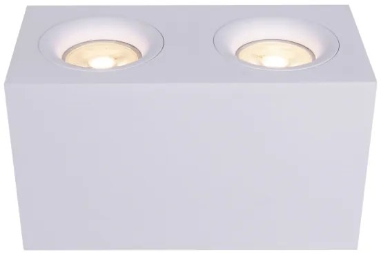 Maytoni C013CL-02W - Spotlámpa SLIM 2xGU10/50W/230V fehér