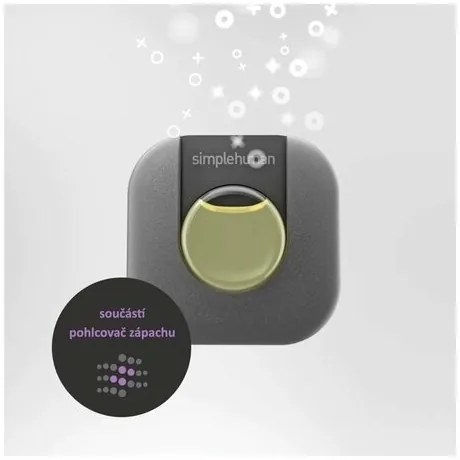 Simplehuman Téglalap alakú pedálos szemetes 55 l,fekete