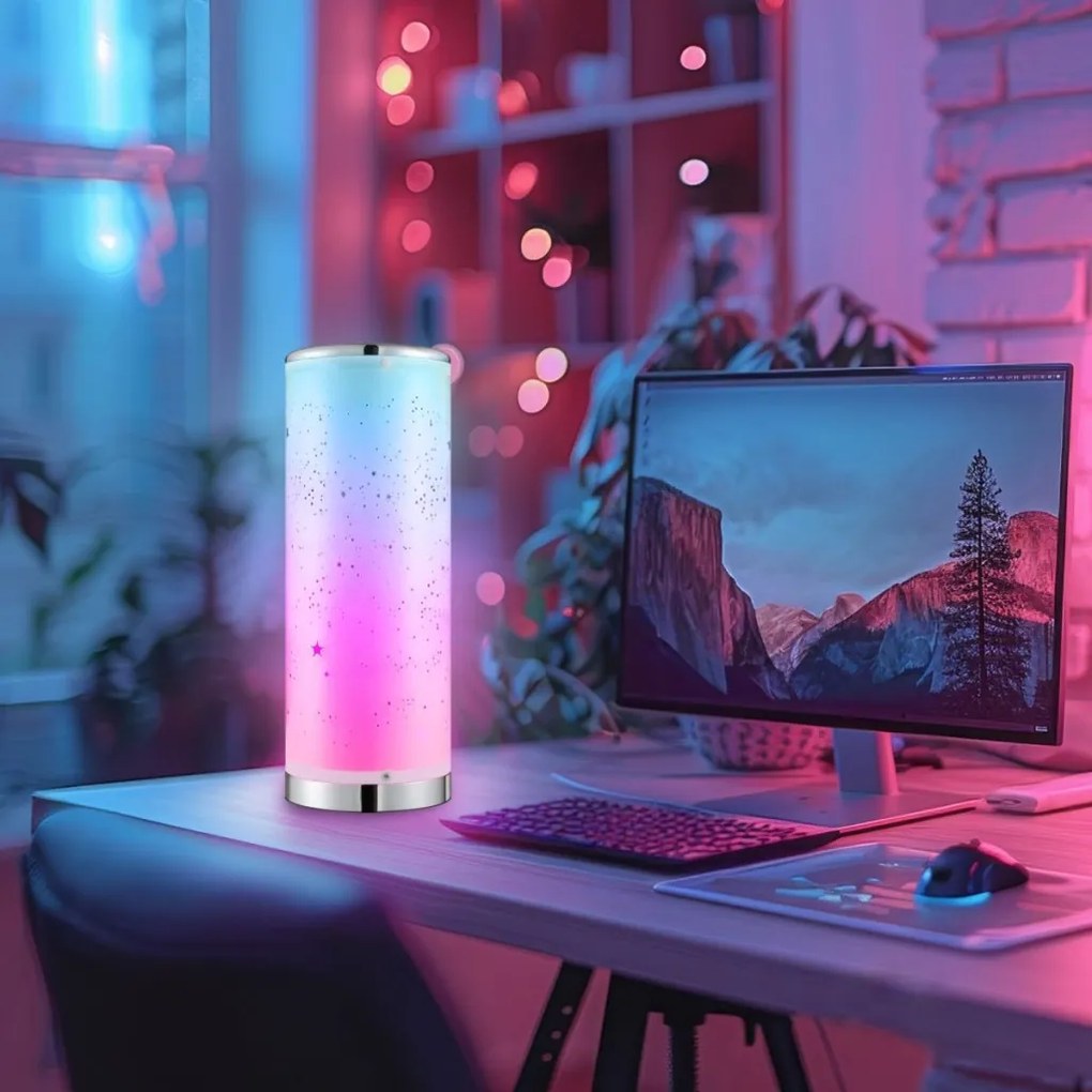 Polux STELLA 327499 Asztali lámpa 1x5W/LED RGBW 4000lm IP20