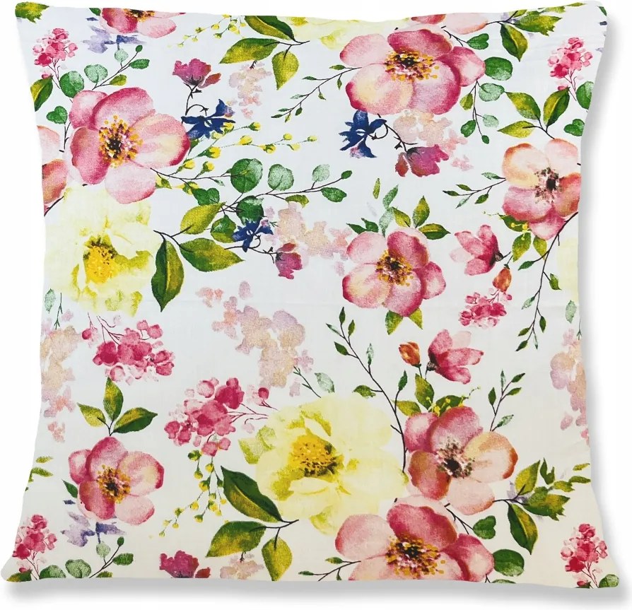 Párnahuzat 40x40 boglárka 100% pamut divatos boglárka minta