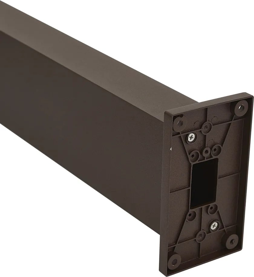 Kültéri lámpa rozsdabarna 65 cm LED-del IP64-es védettséggel, halvány fénnyel és napelemmel - Charlene