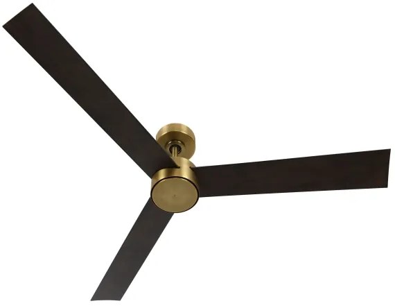 Lucci air 21610549- LED Dimmelhető ventilátor CLIMATE 12W/230V wenge/arany + távirányító