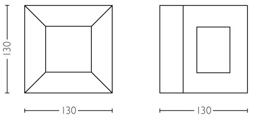 Philips 16480/30/P0 - LED Kültéri fali lámpa PARTERRE LED/8W IP44