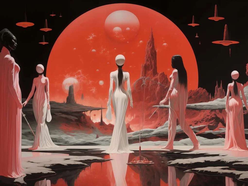 Poszter 20x15cm Vándorok egy másik világból