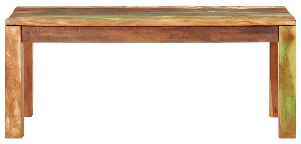 Dohányzóasztal 110x55x40 cm Tömör, újrahasznosított fa