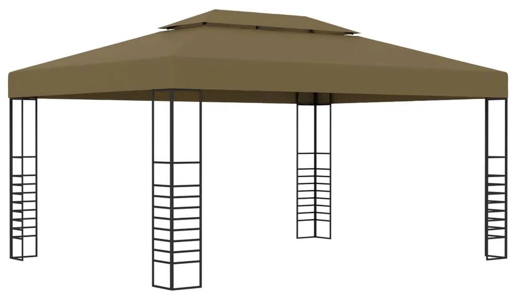 Tópszínű pavilon 3 x 4 m 180 g/m²