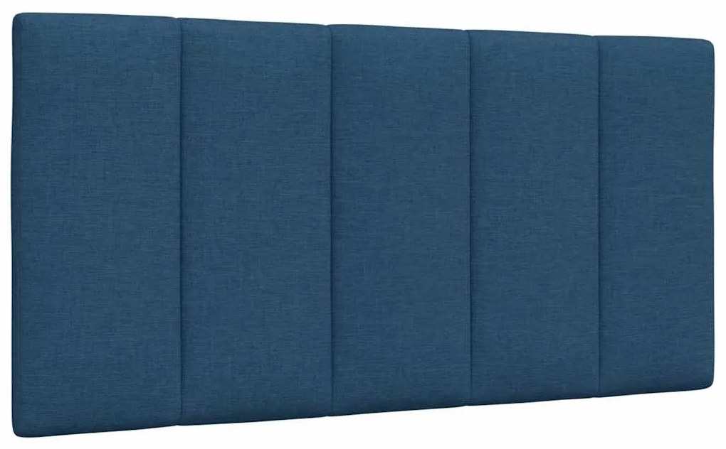 ágy matraccal Hanko kék 100x200 cm szövet