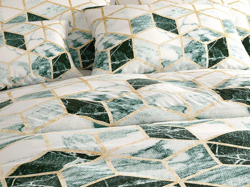 Mikroszálas ágyneműhuzat ATHENA zöld Ágyneműhuzat mérete: 70 x 90 cm | 140 x 200 cm