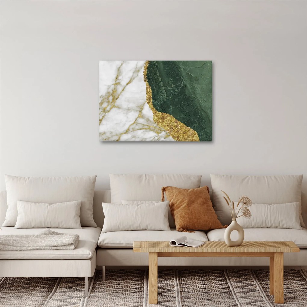Kép - Zöld márvány N⁰3 (70x50 cm)
