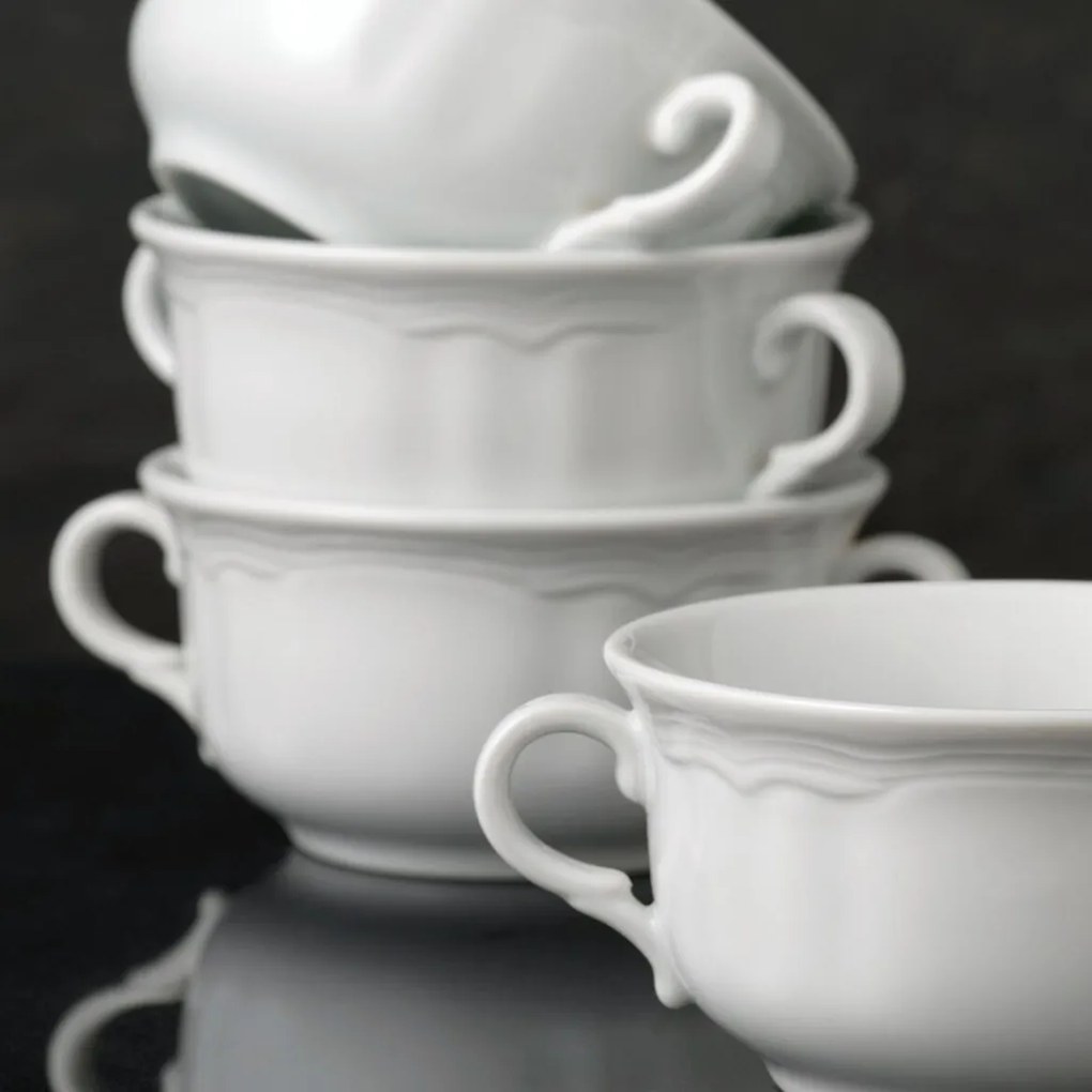 4 részes porcelán tál készlet 350 ml