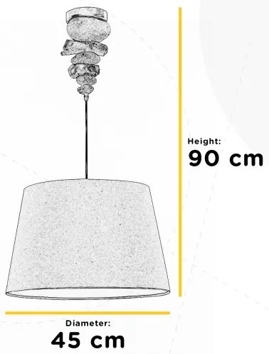 ONLI - Csillár zsinóron VERA 1xE27/22W/230V