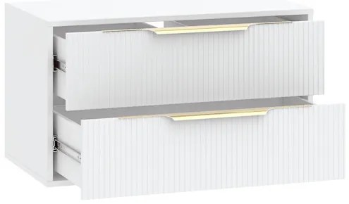 AVI Mosdó Szekrény Fehér Színben 80CM