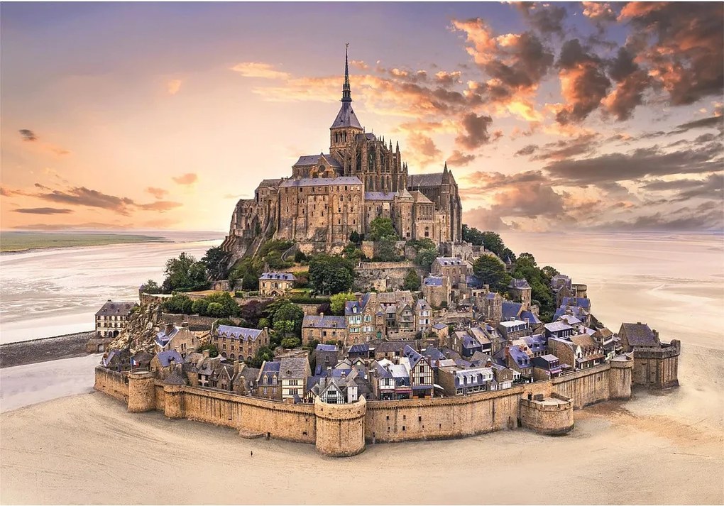 Franciaország Mont-Saint Michel 1500 db-os puzzle Clementoni