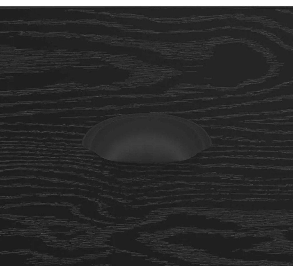 vidaXL Éjjeliszekrény fiókkal Fekete tölgy 39 x 39 x 67,5 cm Faanyag