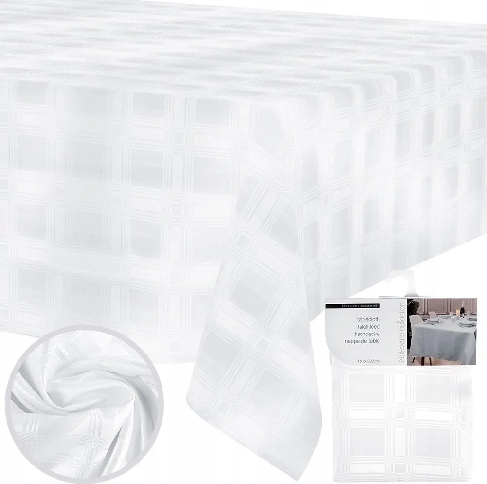 Abrosz Foltálló Fehér Klasszikus Tartós Excellent Houseware 220x150 cm