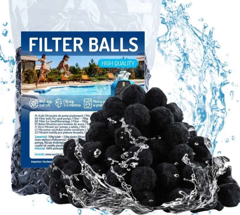 Activ Szűrőgolyók Medence Homokszivattyúhoz 700g Készlet 160db