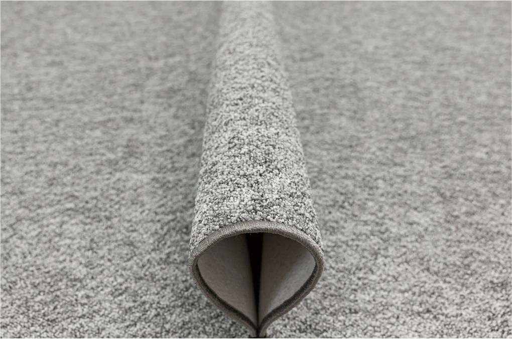 Hurokszőnyeg Világos Szürke Modern Filc Érmeszobába 250x350 cm