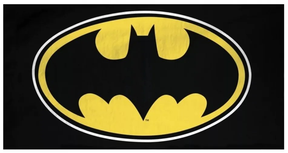 Batman Emblem fürdőlepedő, strand törölköző 70x140cm