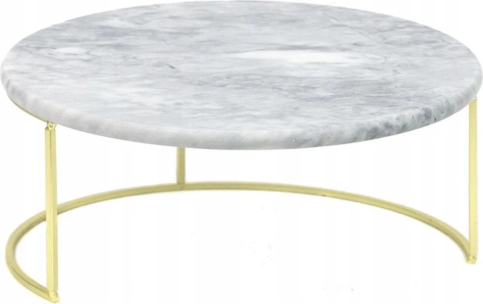 Patera Asztali Dekorációs Állvány 30cm Szürke Arany Márvány Fém