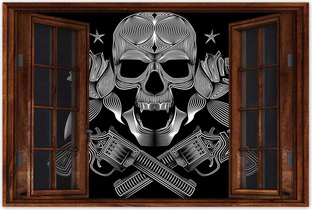 Poszterek 90x60 Koponya Halál Csontváz