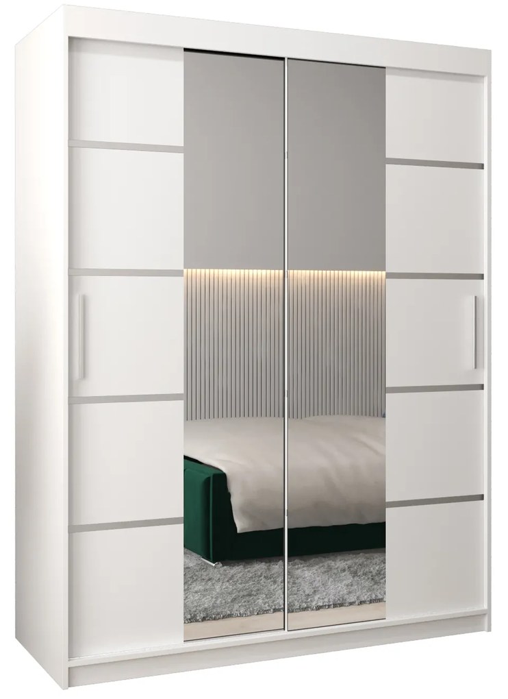 Ruhásszekrény 150 cm Verika 4 150 (fehér). 1064279