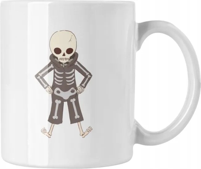 Halloween mintás bögre Karácsonyi csontváz 8