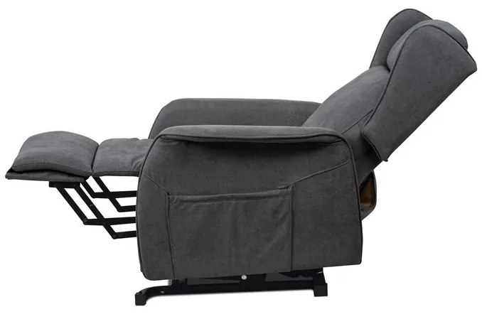 Elektromos Fekvőfotel, Szürke Szövet. TV-1190 GREY2