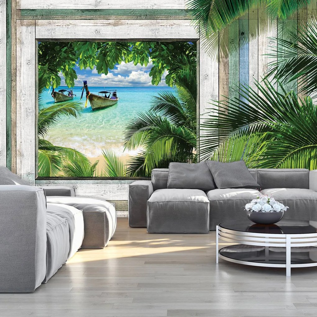 Fotótapéta - Strand, tenger, homok (152,5x104 cm)