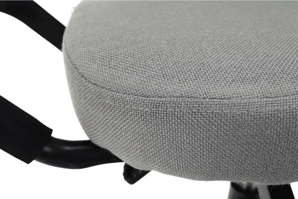 Ergonómikus térdeplőülés, szürkésbarna Taupe/fekete, RUFUS
