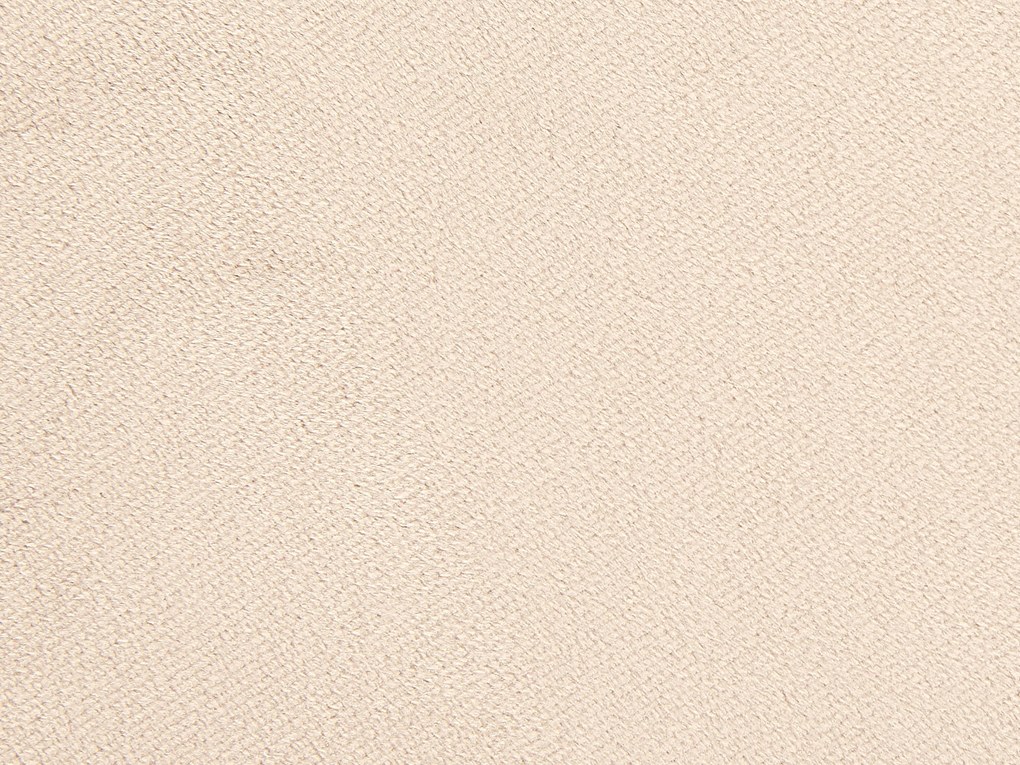 Tópszínű bársonypuff 36 x 36 cm VIRGINIA Beliani