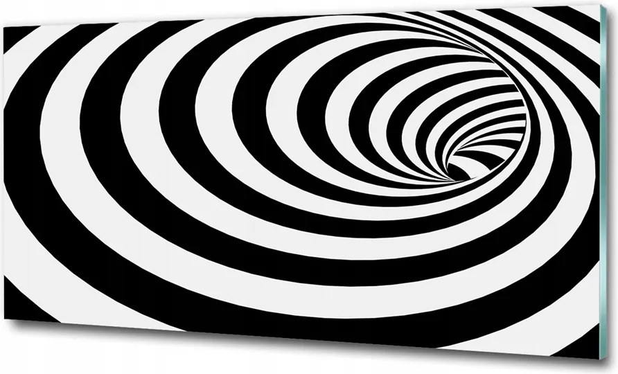 Fotótapéta üveg falra Spirál csíkos 120x60