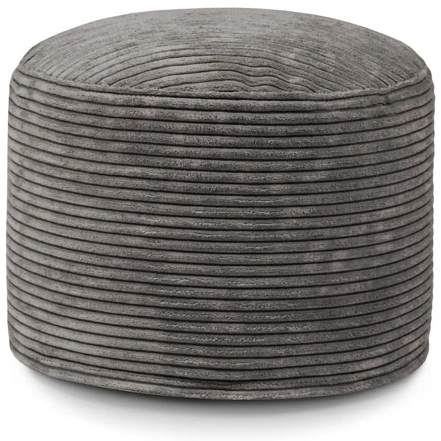 Kék kordbársony babzsákfotel Mini – SLOWDOWN