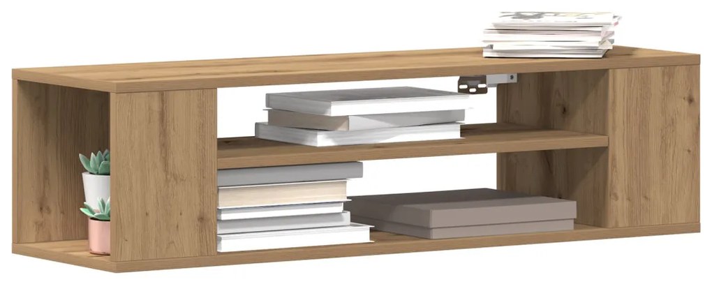 Fali TV Szekrény Artisan Tölgy 100x30x26,5 cm Nincs fa