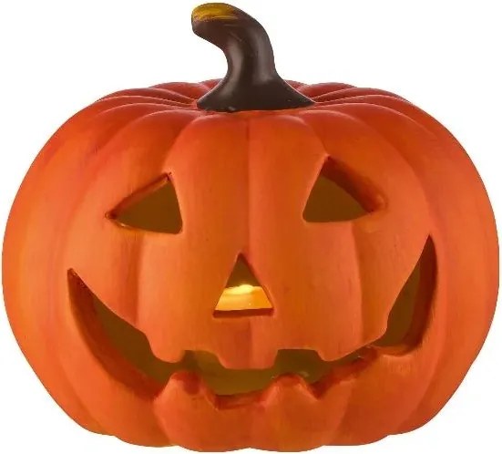 Livarno home Őszi Led dekoráció Halloween kerámia Sütőtök (119/G-180)